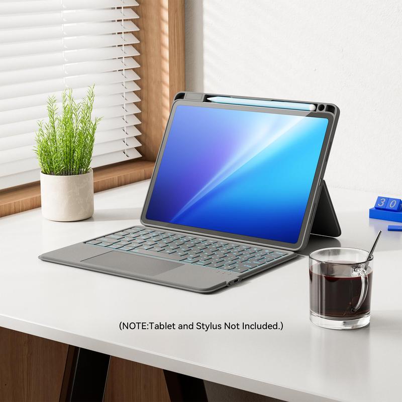 Portable Tablet Keyboards, Removable & Adjustable Bracket Tablet Protective Case, Tablet & Computer Accessories Compatible with iPad 10th Generation 0
