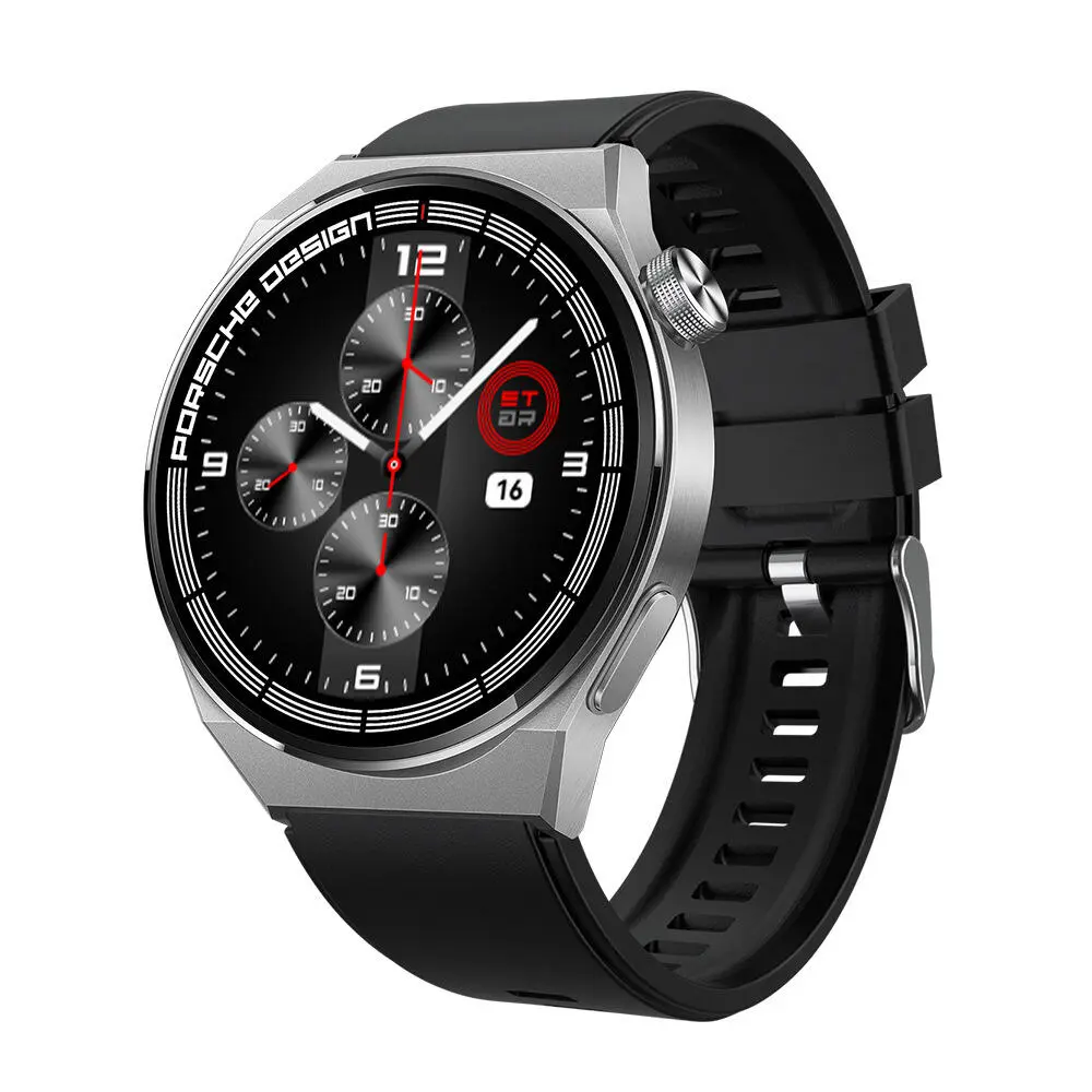 GT8 Porsche Sport smartwatch wireless charging NFC Bluetooth call  wristband