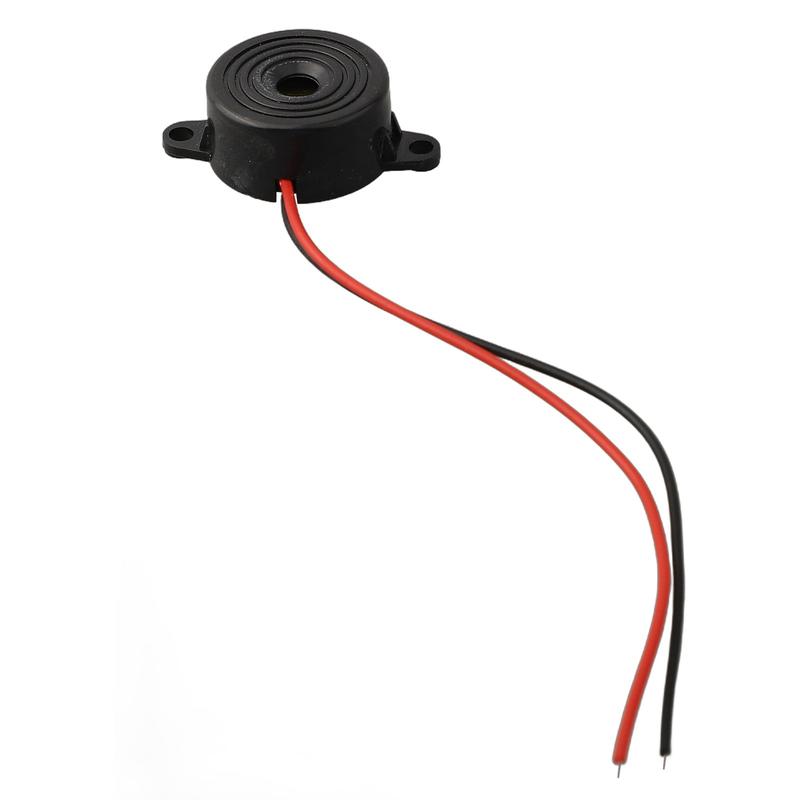 DC 3-24V Electronic Buzzer Small Enclosed Piezo Electric Beeper with Wires 7
