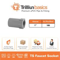 Gambar Fitting Pipa uPVC Trilliunbasics TS Faucet Socket 1" Inch dari Trilliun Kab. Pasuruan 2 Tokopedia