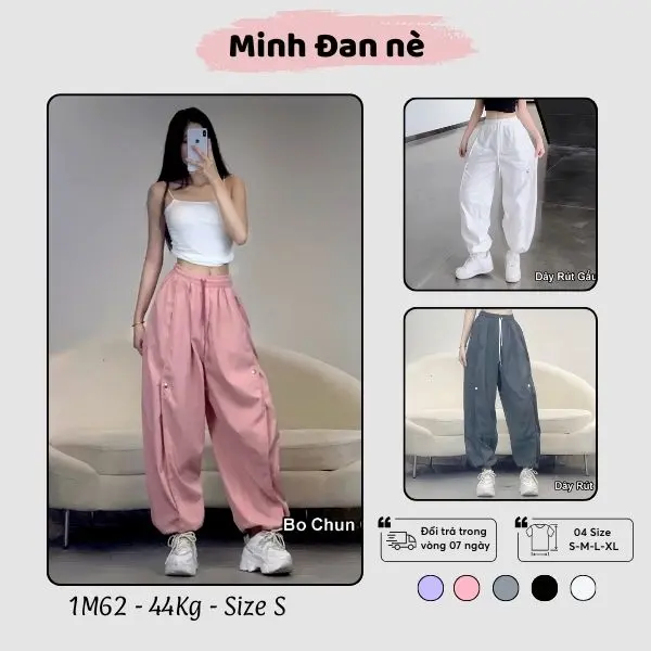 [MDQ14] -Quần jogger kaki nữ 2 loại gấu quần cao cấp phong cách Hàn mặc đi chơi, đi tập, mặc đôi mặc nhóm