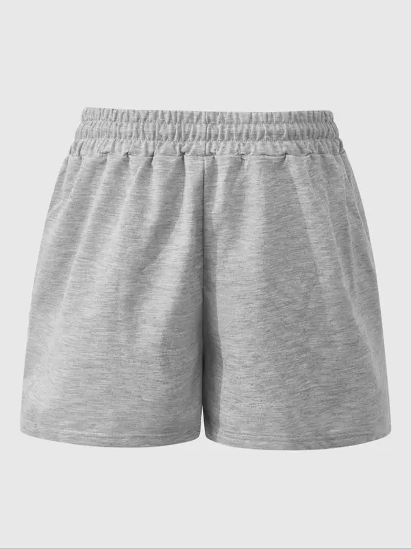 Women's Solid Color Drawstring Waist Shorts, Casual Comfy Breathable Shorts for Summer, Ladies Bottoms for Beach Vacation 3