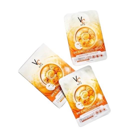 Product Introduction of แผ่นมาร์คหน้า VCน้องฉัตร กล่องมี 6 แผ่น(ยกกล่อง) สกินแคร์ บํารุงผิวหน้า 3