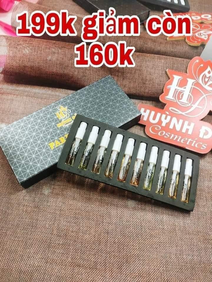 Product Introduction of ( tặng kèm quà..kẹp tóc hoặc bao lì xì nhé ) sét nước hoa mini 10 ống có ngay mười mùi ..huỳnh đỗ chính hãng 1