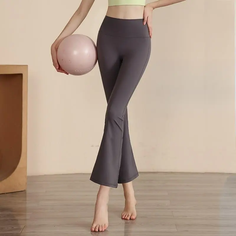 Quần Tập Yoga Ống Rộng, SHQX, Dành Cho Nữ, Cạp Cao, Quần Nỉ Co Giãn, Cỡ Nhỏ Quần Kéo Siêu Nhỏ Thích Hợp Tập Thể Dục, Cropped Và Ống Loe, Hàng Mới Về