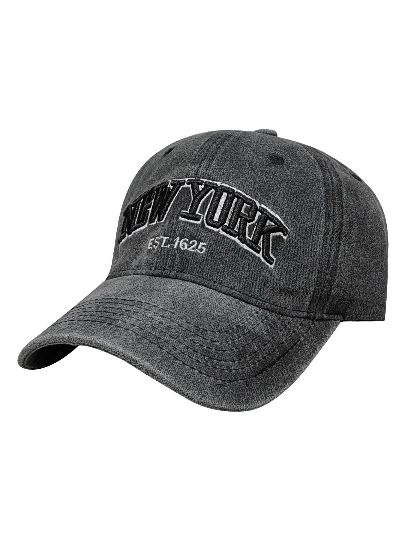 Unisex Casual Trendy Letter Label Patchwork Baseball Cap, Street Style Sportive Baseball Cap, Vintage Hat for Men & Women for All Season