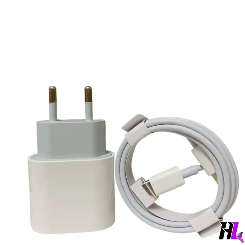 Bộ Sạc nhanh 20W [Củ trắng Chân Tròn + Cáp sạc] cho tất cả các dòng của nhà táo. Từ 8-14prm. Phụ Kiện Sạc điện thȯại Typ.e-c, không nóng máy, an toàn ổn định dành cho điện thȯại Full hộp cusac  20w 1