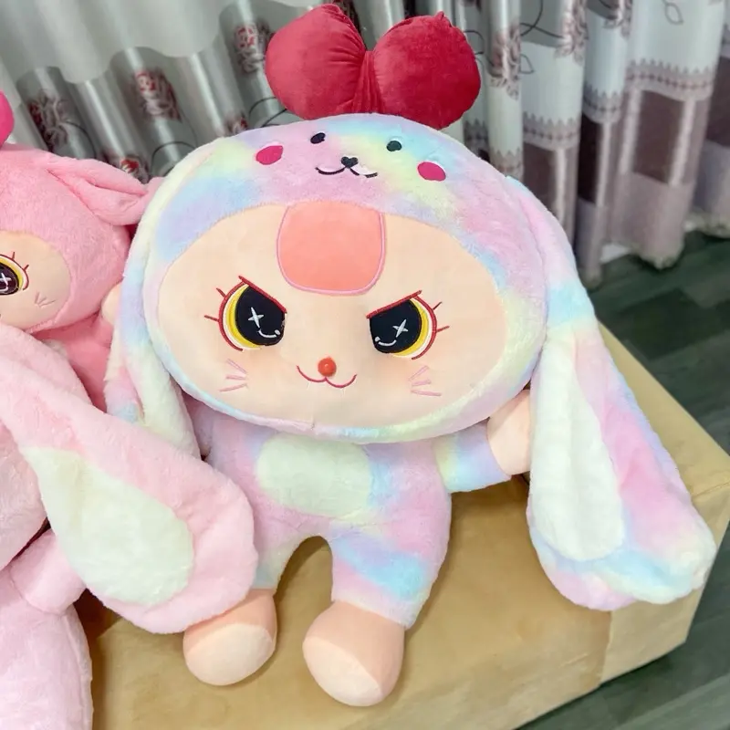 Gấu Bông Búp Bê Baby Three [QC] Cao Cấp Lông Thỏ Mềm Mại Giá Siêu Rẻ Đồ Chơi - Toy Bé Ba Gấu Bông Voi 5