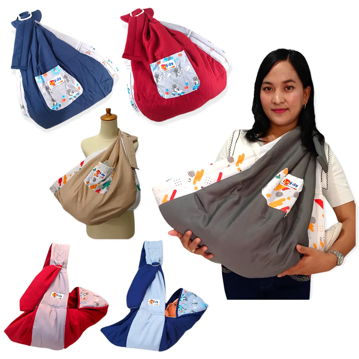 GENDONGAN SAMPING BAYI  LAFILY SERIES KOALA