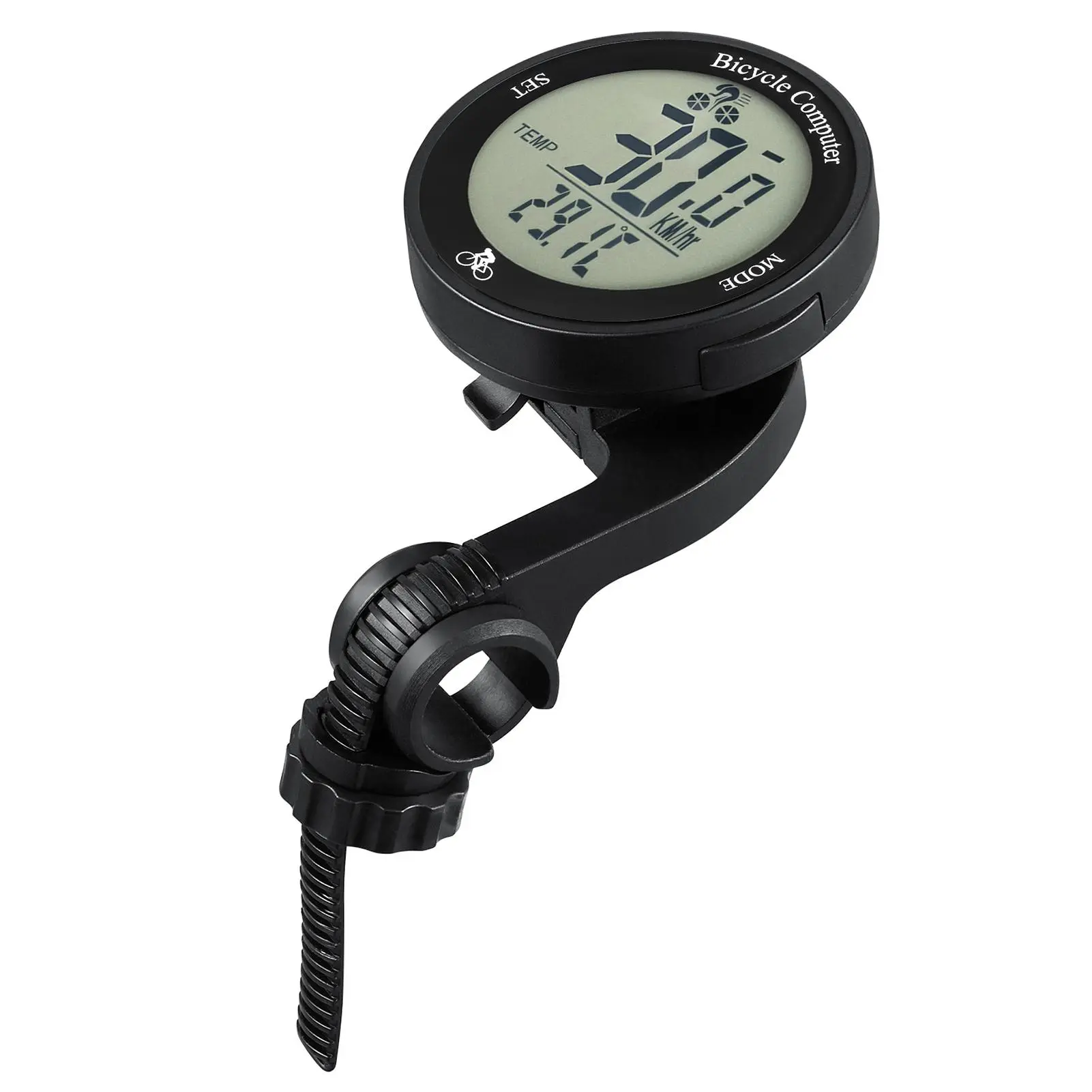 Wireless Bike Computer, Waterproof Bicycle Odometer, Multi-functional LCD Screen Cycle Speedometer, Mountain Bike Speedometer