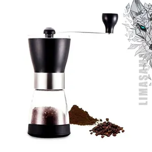 [COD] Alat Penggiling Biji Kopi Bubuk Halus Kasar Manual Coffee Grinder Portable Ori