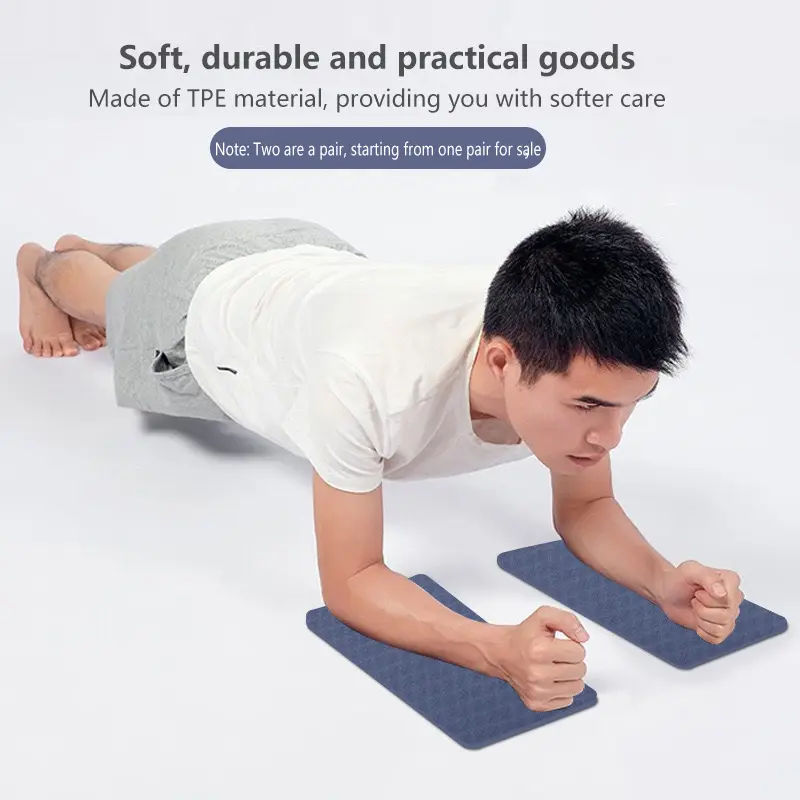 Đệm Đệm Đầu Gối Tập Yoga, Dày, 2 Chiếc, Đệm TPE Họa Tiết Chống Trượt, Đệm Bảo Vệ Hỗ Trợ, Thích Hợp Cho Khuỷu Tay, Chân Và Cánh Tay, Tập Thể Dục Cân Bằng, Thể Dục 2