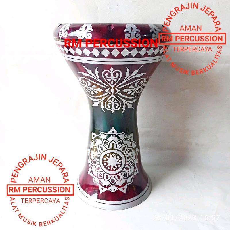 Darbuka 8 Inch Full Set Lengkap dengan Tas Busa dan Kunci L 8