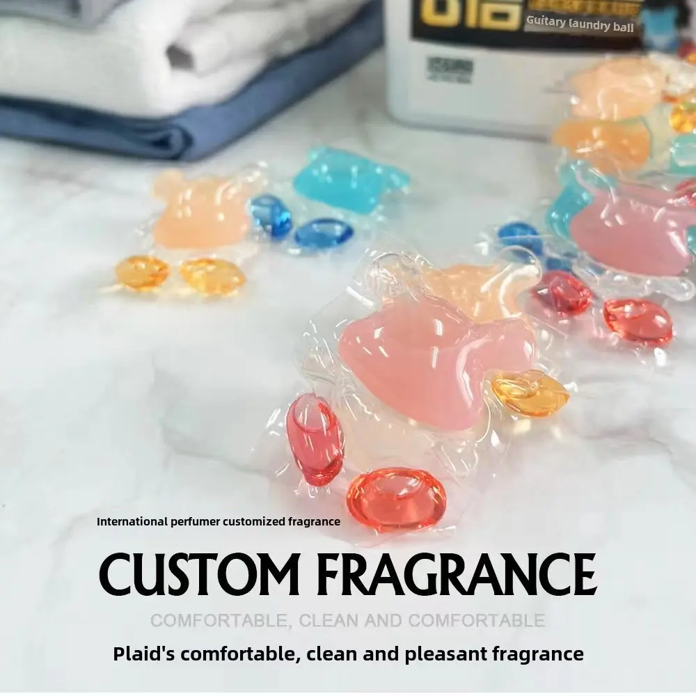 Sterilization Bear Six-in-One Laundry Condensate Bead Lasting Fragrance Deep Cleansing Concentrated Laundry Detergent Polly Bear Laundry Ball Household Scented Perfume