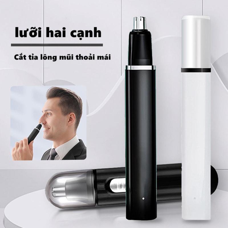 Máy tỉa lông mũi tích điện tiện lợi máy máy tỉa lông mũi điên làm sạch lông mũi lưỡi dao sắc bén sạc USB to tyce-C