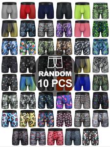 Random Mesh Color Men's Tape Waist Boxer Brief with Fly, Casual Comfy Breathable Underwear for Daily Wear, Mens Underwear for All Seasons, Menswear