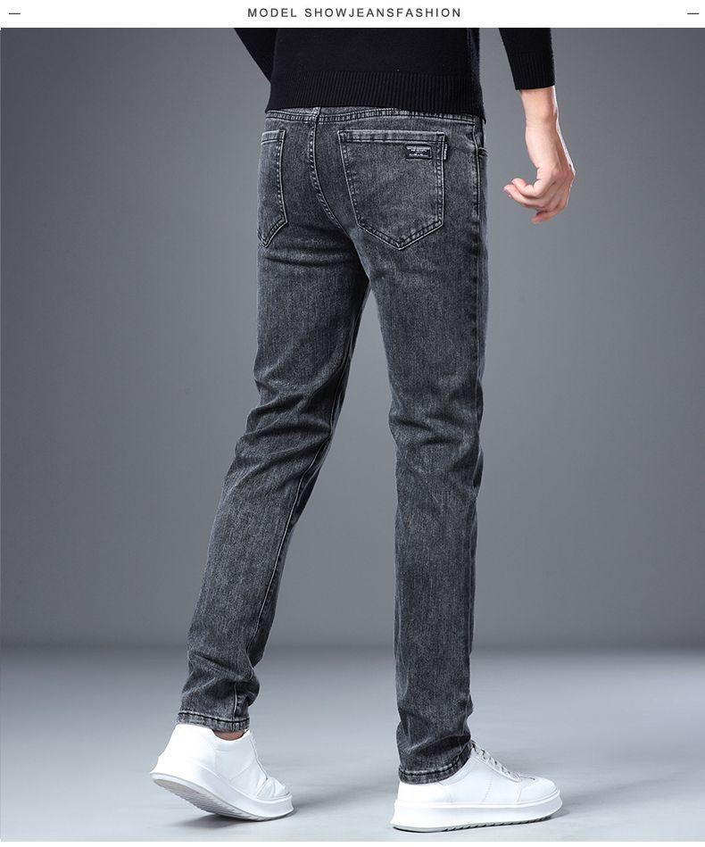 Product Introduction of Quần Jean Nam Co Giãn, Dáng Suông Mỏng, Phong Cách Công Sở Thường Ngày Dễ Phối Đồ Quần Bút Chì Hợp Xu hướng Hàng Mới Về Mùa Thu, 30 Ngày Bán Chạy 1248 Miếng, Quần Nam 4