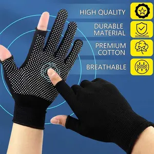 Cheerfulgirl55 - Sarung Tangan Anti Slip Serbaguna Outdoor Half Finger Keren Kekinian