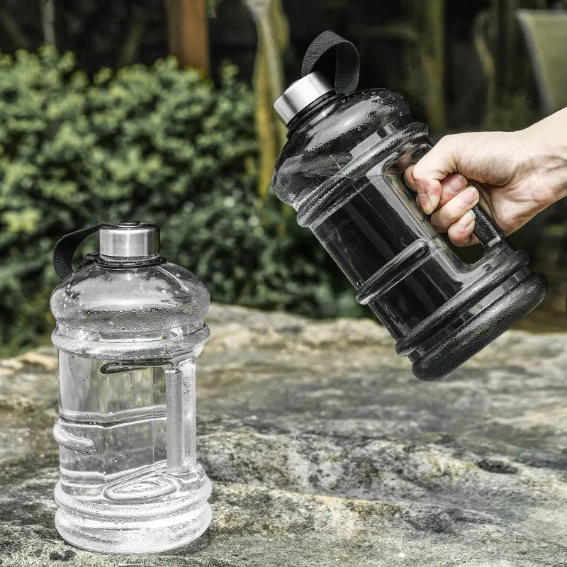 Bình Nước Cầm Tay Dung Tích Lớn 2L, Được Làm Bằng PETG, Thích Hợp Tập Thể Dục, Thể Thao Và Tập Thể Dục, Bình Uống Nước, Bình Lắc, Có Tay Cầm, Thích Hợp Cho Phòng Tập Gym Thể Dục Ngoài Trời, Bình Ngoài Trời Sport