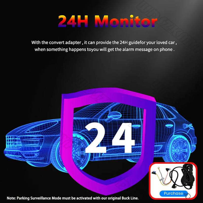 Product Introduction of 【24-hour shipping+free shipping+COD】1080P Dash Cam for Cars WIFI APP 3 Channel Video Recorder Night Vision Rear View Camera for Vehicle Black Box Car Accessories 25