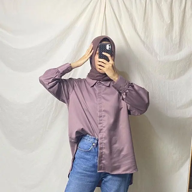 Ava Shirt - Daily Shirt - Kemeja Basic Toyobo - size M-XL Baju Dark