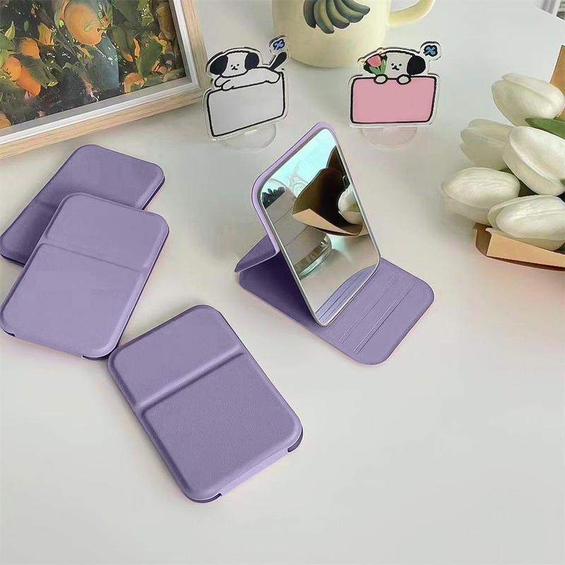 Portable Foldable Makeup Mirror, Adjustable Mini Mirror, Foldable Mirror for Dormitory & Office, Makeup Tools for Women & Girls, Beauty Mirror 6