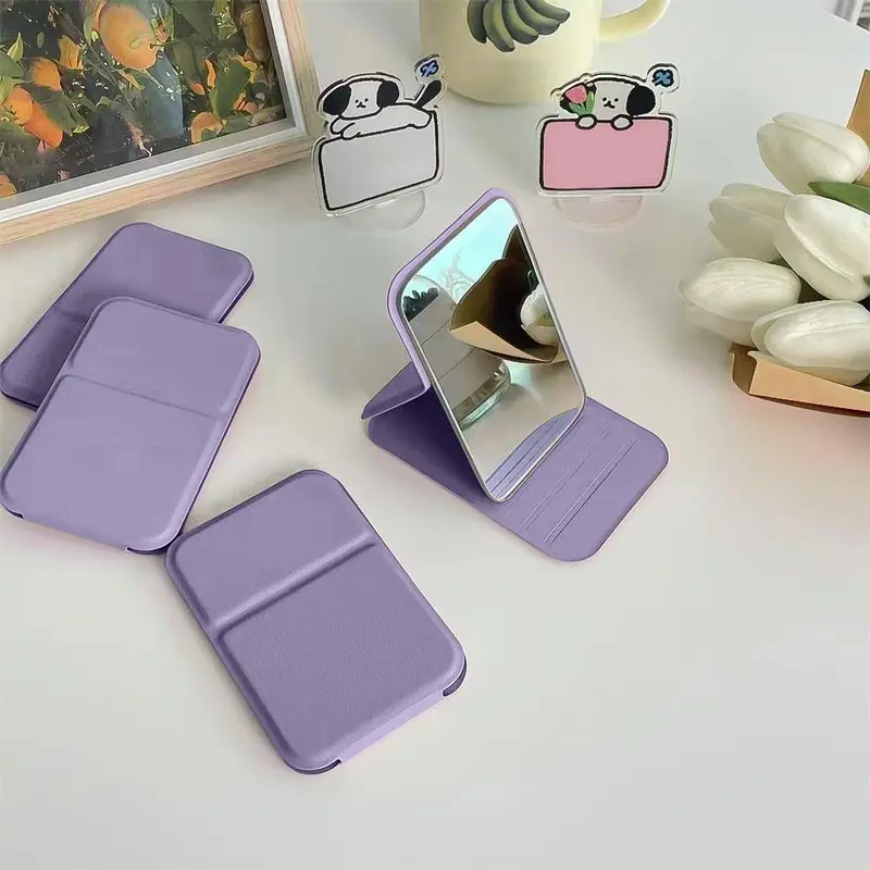Portable Foldable Makeup Mirror, Adjustable Mini Mirror, Foldable Mirror for Dormitory & Office, Makeup Tools for Women & Girls, Beauty Mirror, Vanity Mirror 6