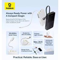 Gambar BASEUS POWERBANK ENERFILL FC51 BIPOW2 PRO DIGITAL DISPLAY WITH BUILT-IN CABLE 10000MAH 22.5W - BLACK dari Carbon Official Store Kota Administrasi Jakarta Pusat 4 Tokopedia