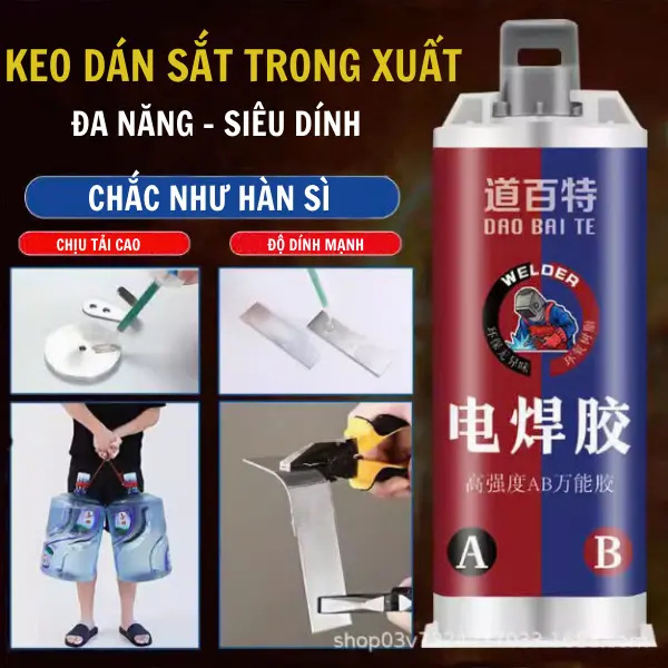 Keo Dán Sắt Trong Suốt, Đa Năng Siêu Dính - Dán Gỗ, Nhựa, Thủy Tinh, Kim Loại sieu x2000  keo bang  keosieudinh keo  dán keo  nhựa