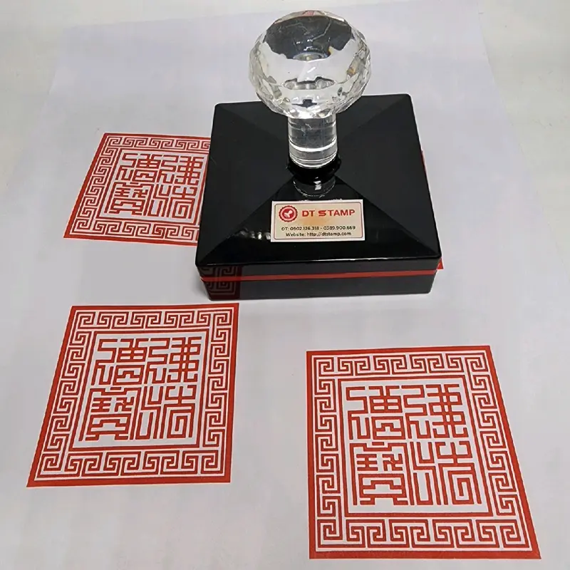 Ấn triện, Dấu đóng sớ liền mực. Dấu Ấn Triện nhà chùa, phục vụ các Thầy 8