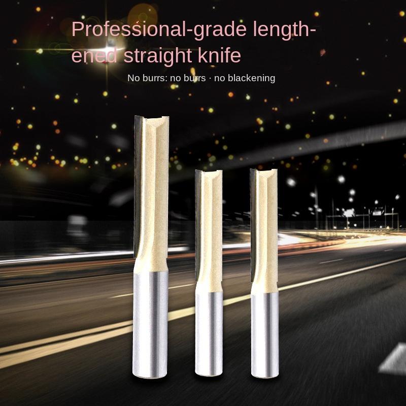 Extra Long Straight Router Bit Sharp Durable Tungsten Steel 1/2-inch ...