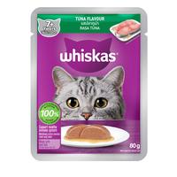 Gambar Whiskas Makanan Kucing Basah Pouch Senior 80 gr rasa Tuna - Isi 7 whiskas  indonesia - 7 pcs dari Whiskas Indonesia Kota Tangerang 2 Tokopedia