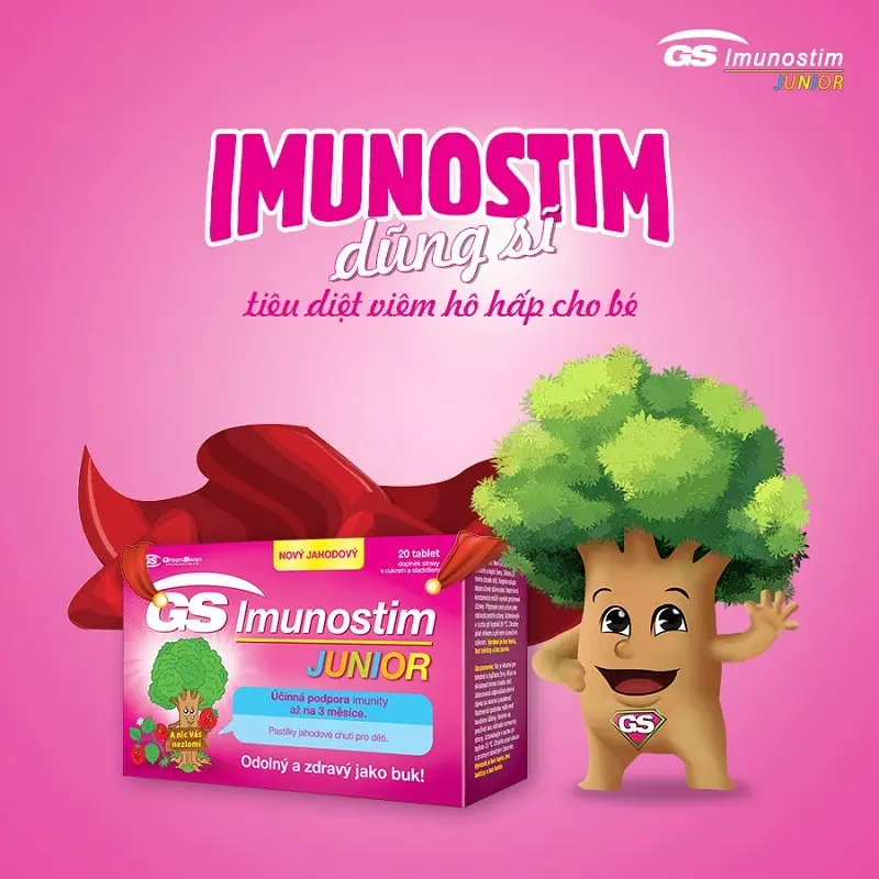 GS IMUNOSTIM Hỗ Trợ Giảm Viêm Mũi, Họng, Đường Hô Hấp Trên Khoẻ Mạnh Hộp 20 Viên Hàng Công Ty Chính Hãng 4