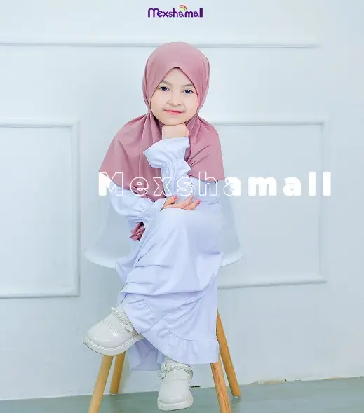 Hijab Bergo Tali Jersey Shamira Kerudung Ayna Anak Hits Simple Ternyaman Jilbab Instan Muslim Polos Sekolah Anak Sekolah 5