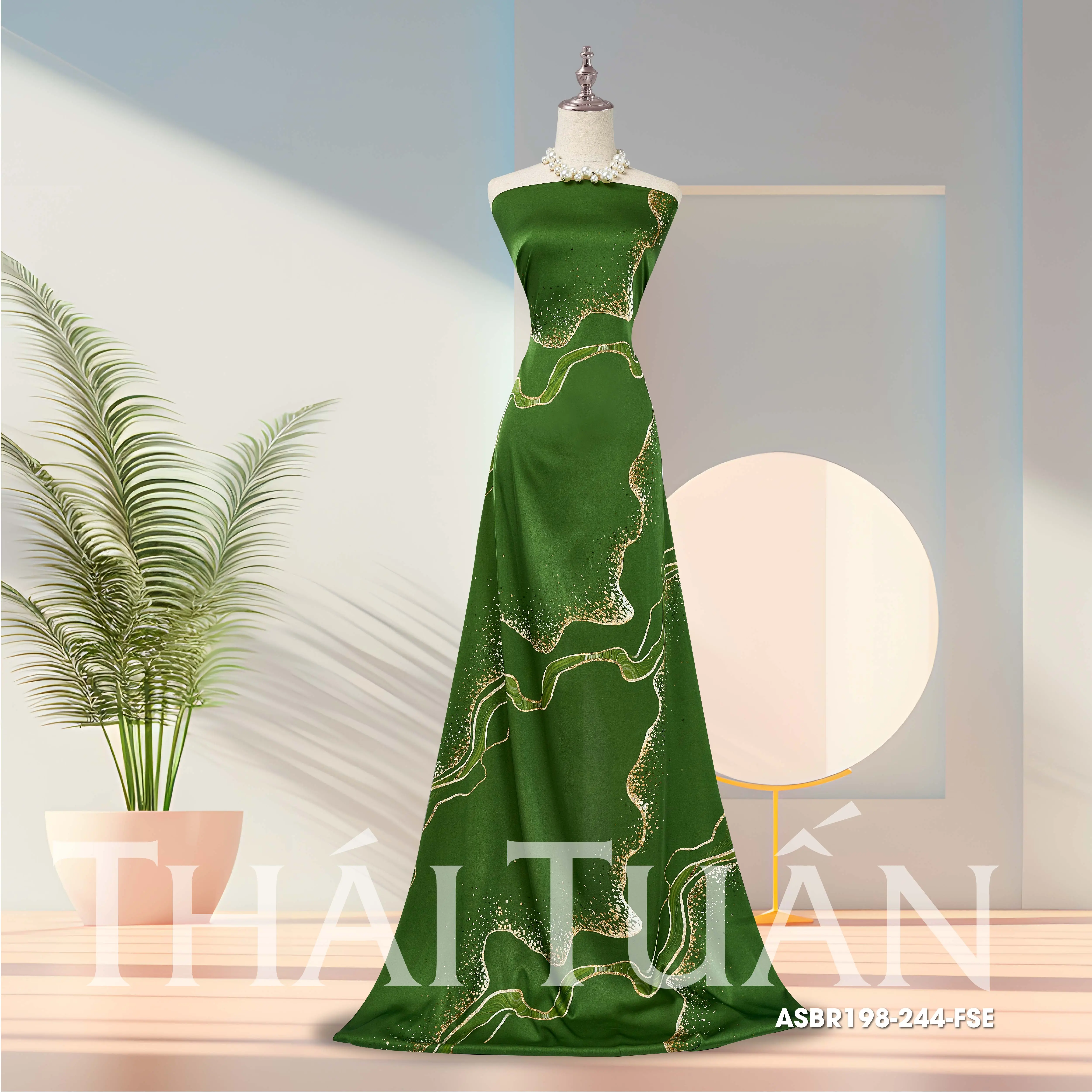 Vải Thái Tuấn In Hoa Văn Hoa Lá 1m5 x 2m ASBR198F4B (Nhiều Màu)