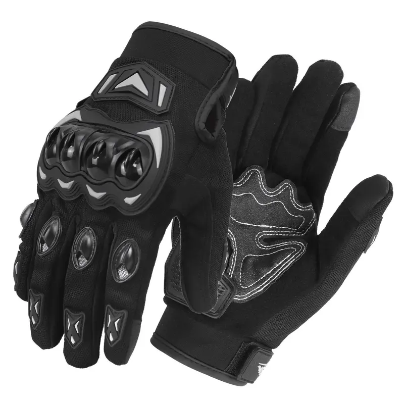 Motorcycle Riding Gloves, 1 Set Breathable & Wear-resistant Motorcycle Gloves, Touch Screen Gloves for Men & Women, Motorbike Motorcycle Accessories, Tactical Windproof 6