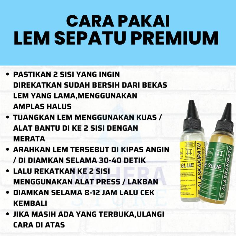Product Introduction of (PROMO) LEM SEPATU SANDAL SUPER REKAT 100ml LEM SUPER REKAT PREMIUM 100% ORIGINAL / Lem Sepatu Sandal Super Kuat Tahan Air 10