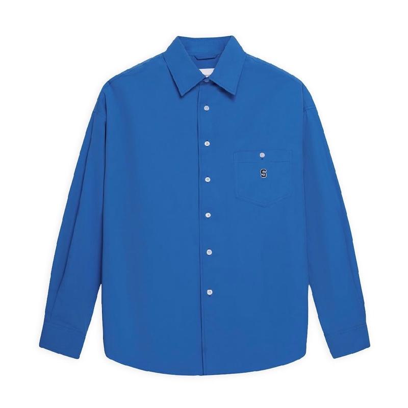  Áo sơ mi Silencestandard Noir Cold Oxford Shirt Logo S thêu  Basic Menswear Nam 