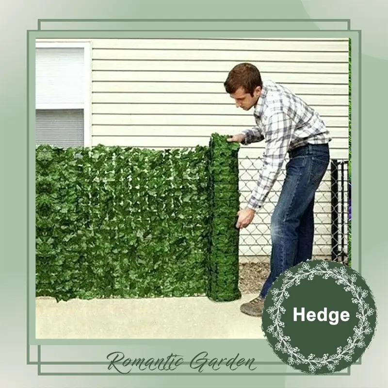 Artificial Hedge Panels Faux Hedge Privacy Fencing Grass Wall Panels for Outdoor,Garden Decor