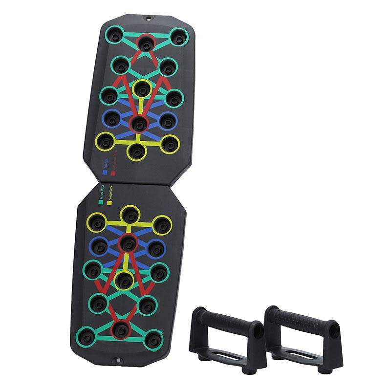 Product Introduction of Portable Multi-functional Push-up Board, High-load Push-up Version for Training Multiple Parts, Good Helper for Home Training Barbell squat 5