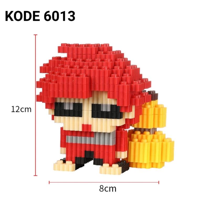 Nano Block Anime Naruto Series Mainan Balok Susun DIY Bricks Mini HC 2