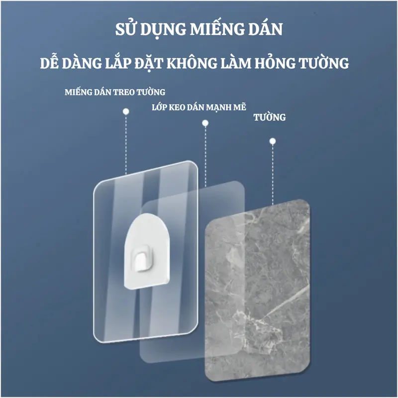 Quạt Treo Tường Mini 8 Cánh Quạt Âm Thanh Nhỏ Chống Ồn Kèm Miếng Dán Fan QuạT 2
