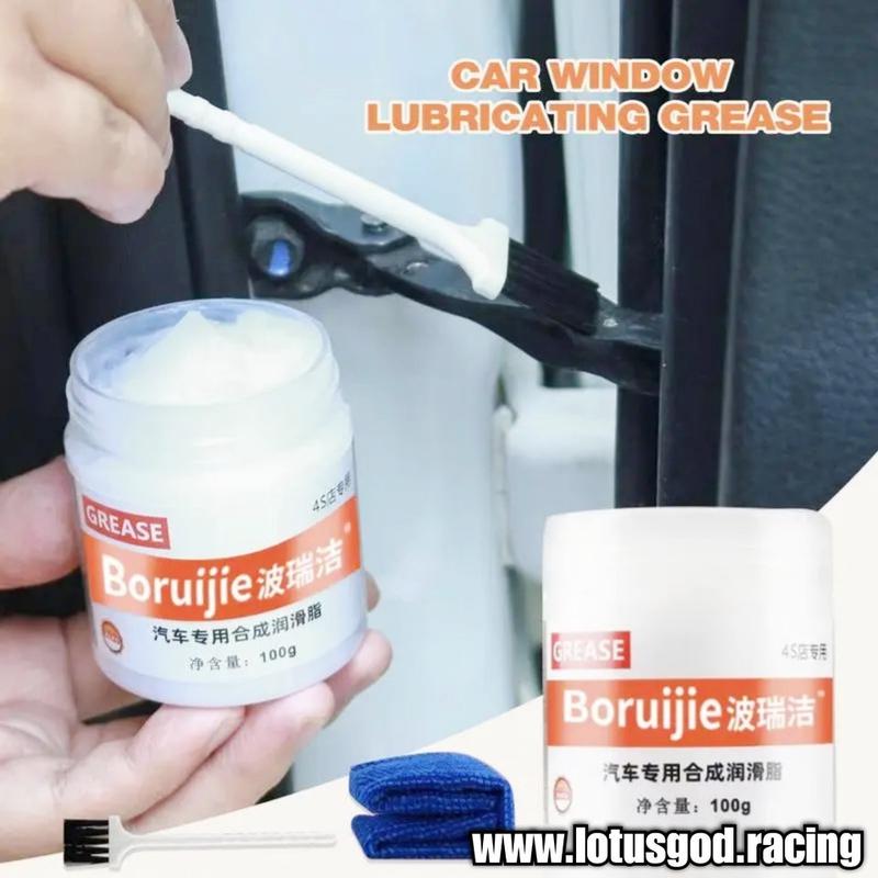 Anti Seize Special White Butter Grease Oil + Brush + Cloth For Smooth Door Hinge Boot Lubricant Window Remove Reduce Noise & Friction Reduction 100ml 2
