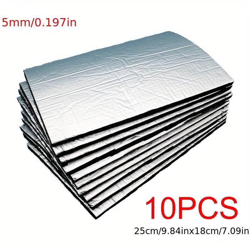 Car Van Sound Deadening Insulation (10 Sheets), 5mm Car Van Sound Deadening Insulation, Noise & Heat Reduce Car Van Sound Deadening Insulation for Car Repair 6