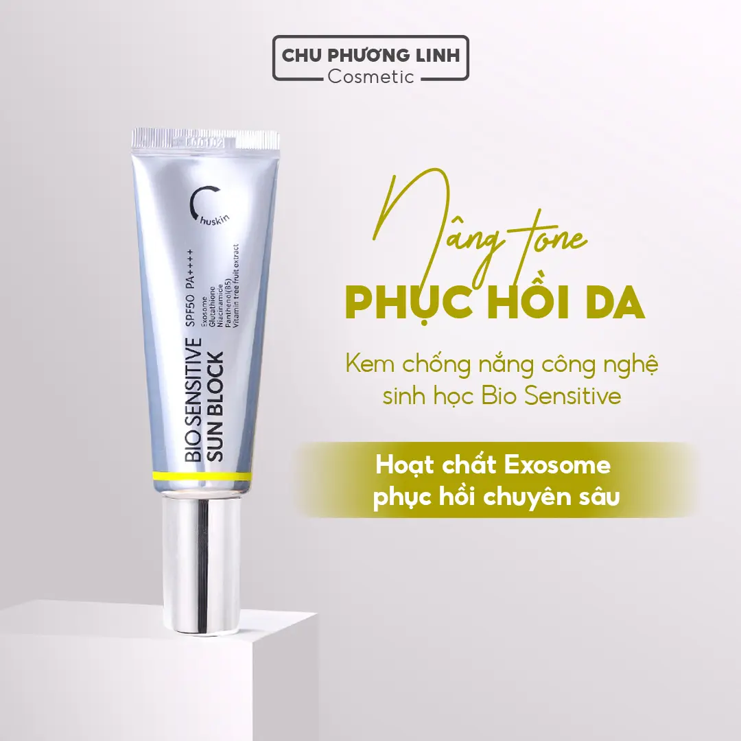 Kem Chống Nắng Chuskin SPF50+ | Kiềm Dầu, Nâng Tone, Chống Nắng 12H MP0750