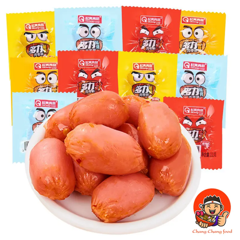 Bịch 20 gói xúc xích mini ăn liền, xúc xích bi sụn non nội địa TQ các vị (gói 2 viên) Gói 4