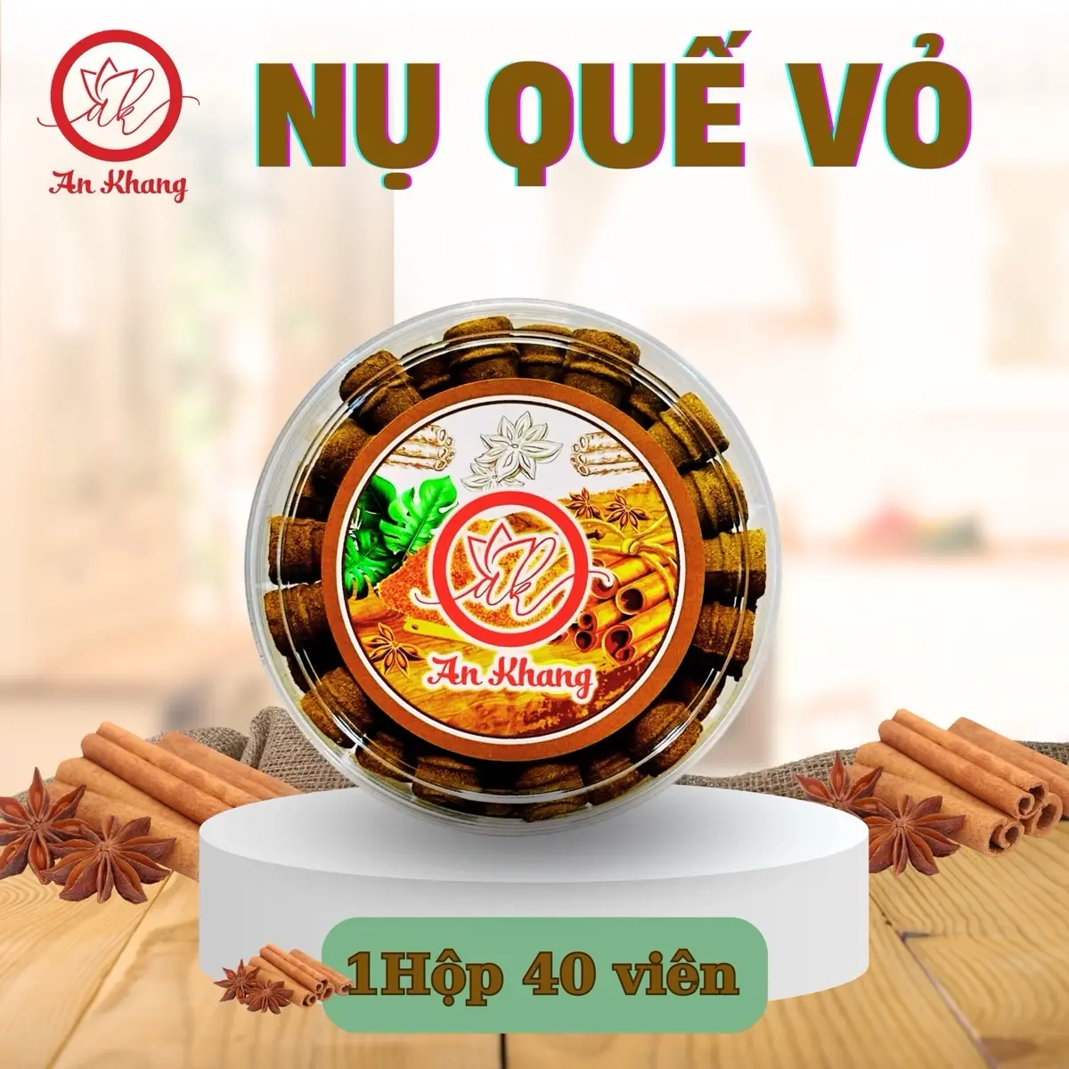 1 Hộp 35 Nụ Quế Vỏ Hương Thơm Dịu Nhẹ ( Thơm Dịu Nhẹ )