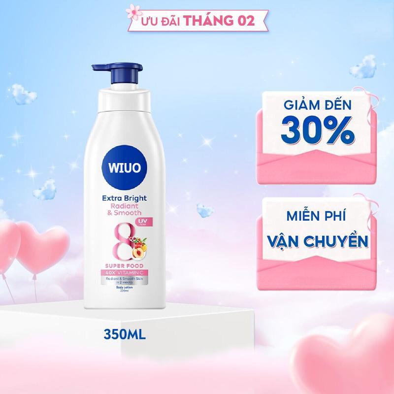 Sữa Dưỡng Thể WIUO Extra Bright Dưỡng Sáng Mịn Da Từ 8 Super Foods (350 ml) - 88311/98412/98413 2