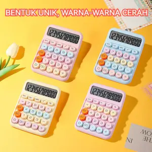 COD Kalkulator Lucu MultifungsiKalkulator Nilai Tinggi Electronic Warna Permen