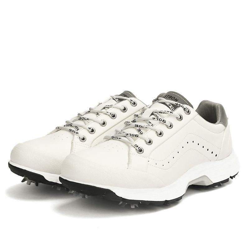 Product Introduction of Foreign Trade Low-Top Men's Golf Waterproof Sneakers Non-Slip plus Size with Studs Golf Sports Leisure Training Shoes Men's Xz25036 12